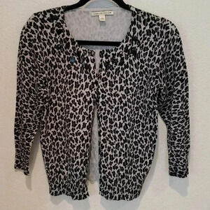 Carolyn taylor Round Neck Cardigan Sweater